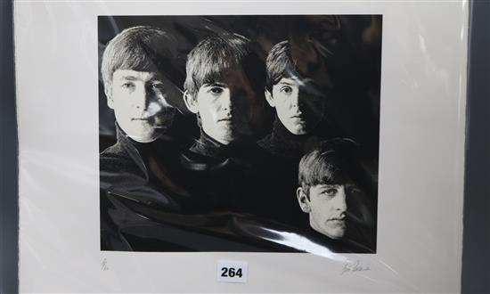 Robert Freeman (b. 1936) a limited edition black and white print from the With the Beatles album, image size 24.5cm x 28.5cm